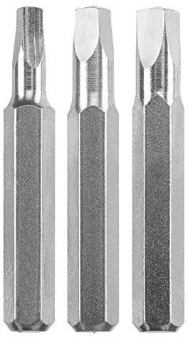 KWB Bit-Set 28-mm Robertson 0 1 2 Micro-Bit für Fein-Mechanik (Schaft 4-mm, Tq 60 Stahl, mit Haltestreifen, für Mikro-Bit-Halter)