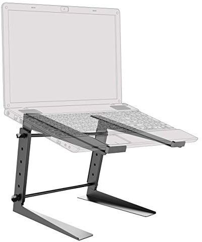 RICOO Elevevador portátil Soporte para Laptop PC Base de pie Escritorio Mesa Universal para Monitor motebook de 15-17 (38-43cm) LS01-B Negro
