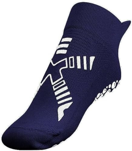 Chaussette piscine KIDS R.EVENGE pour les activités en piscine et sur les surfaces humides, anti-bactériennes et antidérapantes, Bleu - blanc, 20-24
