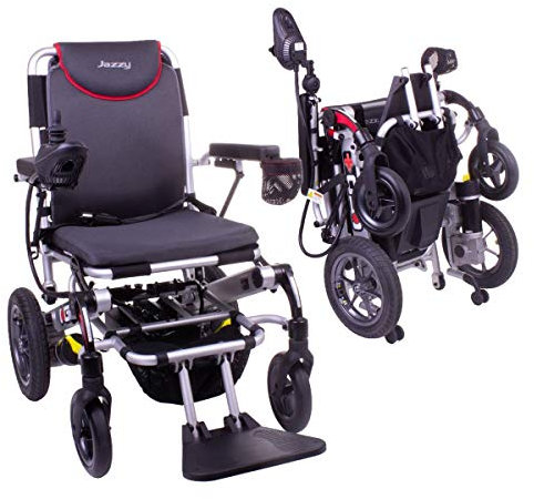iGO+ Compact and Lightweight Electric Wheelchair with Joystick for Adults