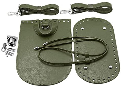 F Fityle 7 /Satz Tasche-Zubehör: Einlegeboden Taschenseiten mit Taschenriemen Zum Häkeln für Handtaschen Damentaschen