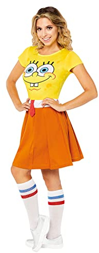Amscan Official Nickelodeon Spongebob Womens Costume Size Sizes 8-18