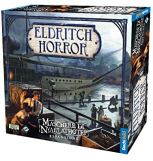 Giochi Uniti - Eldritch Horror: Nyarlathotep-Masken, Erweiterung für Eldritch Horror, 1-8 Spieler, 14+ Jahre, Italienische Ausgabe, GU694