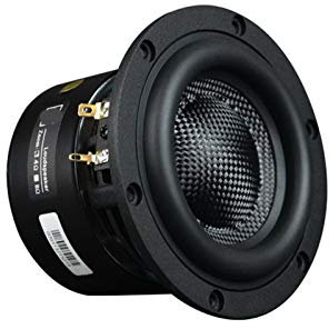 1 Unidad de Altavoz de Woofer de 4 Pulgadas 40-80W Subwoofer de Alta Fidelidad para el hogar Mini Altavoz de PC portátil para Computadora Audio de Coche DIY para Sistema de Barra de Sonido
