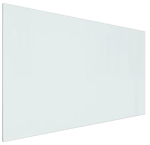 vidaXL Kaminofen Glasplatte Kaminplatte Kaminglas Ofenglas Bodenplatte Funkenschutzplatte Glasbodenplatte Kaminbodenplatte Rechteckig 100x60cm