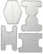 Buch Label Metall Stanzformen Scrapbooking Notizbuch Buch Etikett Basteln Schablone Papier Basteln Stanzformen Planer Tabs Karten Prägung