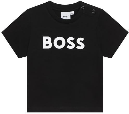 BOSS Kids Large Logo T-Shirt Black 9 Months