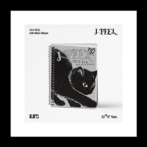 (G) I-DLE I FEEL 6th Mini Album CD+POB+Booklet+Lyric Paper+Photocard+Tracking Sealed GIDLE I-DLE (CAT Version)