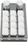 Mechanische Mini Tastatur mit 12 Tasten, Tragbares Multifunktionales Mechanisches Gaming Keypad mit Einstellknopf, Speicherfunktion, Speicherfunktion, Einstellbarer Knopf für Musikmedien(Weiss)