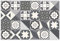 mubusi Alfombra Vinílica Cocina Salón - Varios Tamaños - (Hidráulica Oporto Gris 80x120 cm)