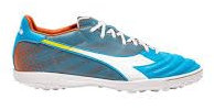 Diadora Brasil Elite Veloce Gr LPU, Zapatillas de fútbol Hombre, Blue Fluo White Orange, 44 EU