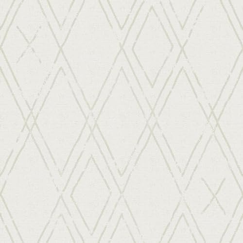 Superfresco Easy Vliestapete - Ethnic Berber - Warm Beige - 1005x52 cm | Tapeten Wohnzimmer, Wandverkleidung | Einfach anzubringen und zu EntfernenBeige 1005 x 52