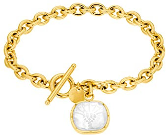 Joop! Damen-Armband Edelstahl 1 Perlmutt One Size 88755499, 2035892