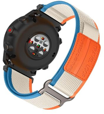 HAZARA Nylon Armband Kompatibel mit Polar Vantage V3 Armbänder Sport Armband für Damen Herren Sportarmband Adjustable Textil Loop Ersatzarmband für Polar Vantage V3 (A,Nylon)