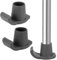 4 Pcs Walking Frame (Walker) Glides Skis, Universal Walker Skis Glides for Folding Walkers, Rubber Feet for A Walking Frame, Ski Ferrules for Walking Frame for Walkers Assist Mobility Aid
