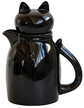 Water Jug Cat Ceramic Milk Jugs with Lid Lovely Cartoon Milk Cream Cup Kitchen Water Fruit Jug