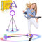 BaXing Kinder Blinkender Springring, Sport Sprungball，Faltbarer Flash Jumping Ball,Geeignet Für Geschicklichkeitsspiele Für Kinder Oder Erwachsene Jungen Mädchen 5-13 Jahre Ostern Geschenke (Lila)