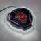 Scania Emblem Set für Auto LKW Frontgrill Motorhaube - Blau Silber mit 24V LED Beleuchtung - Zubehör Lichtleiste (Weiße Beleuchtung)