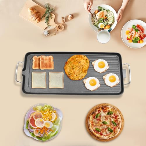 Outdoor Barbecue Grill Elektrogrill Barbecue Grill Tischplatte Elektrische Tischgrill Teppanyaki Grillplatte Antihaft-Beschichtung für Freien Garten Reisen Picknick Camping Partys usw 1500W