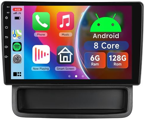 6G+128G 8 Core Inalámbrico Carplay Android Radio de Coche para Renault Trafic Opel Vivaro Nissan Primastar 2010-2014 10.1 Pulgadas Radio Coche 2 DIN Android Auto GPS Navi WiFi Bluetooth FM/RDS/DSP EQ