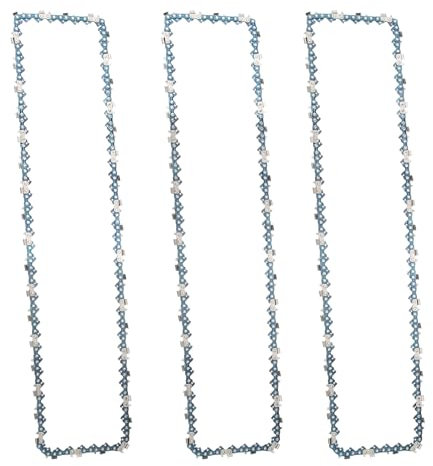 24 Chainsaw Chain Replacement for Husqvarna 460 (Rancher),465,466,480,565,572XP,576XP Chainsaw,84 Drive Links 0.050 Gauge 3/8 LP Pitch Chain Saw Blade Replace Model 585550084,591119484 (3 Pack)