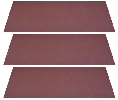 Haustier-Schleifpapier, 3 Stück, selbstklebend, Katzenkratzer, Ersatz-Schleifpapier, 50,8 x 25,4 cm, schneidbare Nagelfeile für Katzen und Hunde, Kratzbrett, Trimmen, Nagelpflege