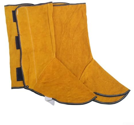Oniissy 1Pcs Leather Welding Protective Shoes Feet Cover Welder Inflaming Retarding,Anti Spark Leather Welding Shoes Covers