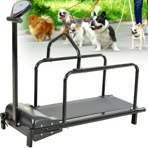 GEJLELDS Tapis roulant per Cani di Taglia Grande e Media, rampa Regolabile, Tapis roulant per Cani con contapassi per Esercizi e Vita Sana e in Forma.