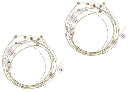 TOGEVAL 19stücke Lyra-saiten Stahl Ersatz Für Lyra-harfe Musikinstrument Zubehör Ersatz Saiten Für Lyra-saiteninstrumente