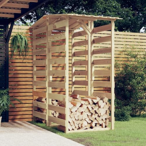 INLIFE Pergolas avec toits 2 pcs 100x90x200 cm Bois de pin imprégné