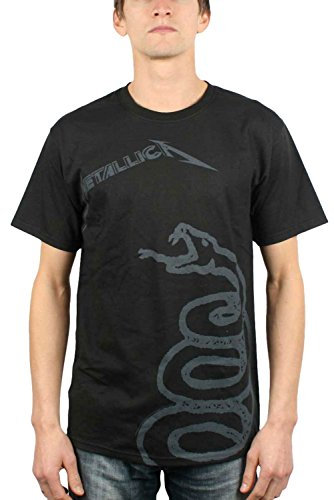 Authentic Metallica Black Snake Logo Album Cover T-Shirt M L XL New(Medium)