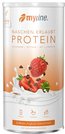 myline Protein Erdbeer-Joghurt mit Schoko-Stückchen