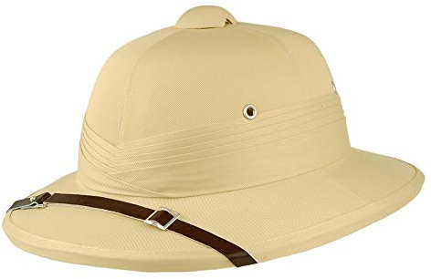 Village Hats Indischer Tropenhelm - Khaki - L/XL