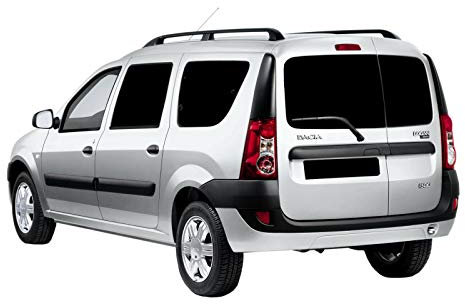 Solarplexius Auto-Sonnenschutz Scheiben-Tönung passgenau für Dacia Logan MCV I -ohne Austellfenster- Bj. 06-12 Keine Folie Komplettsatz