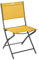 Hespéride - Lot de 4 Chaises de Jardin Pliantes Modula Moutarde - Acier Traité Epoxy Texaline - Dim 46 x 52 x 87 cm - Meuble d'Extérieur Pliable