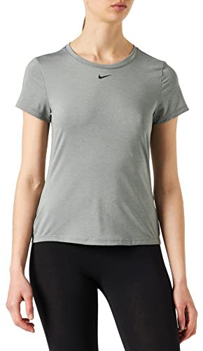 Nike DD0626 W NK ONE DF SS SLIM TOP T-shirt women's particle grey/htr/black L