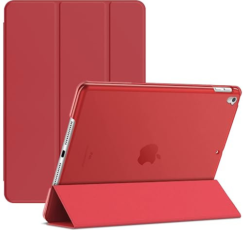 For Apple iPad 9th Generation (2021), 8th Gen (2020) A2270/2428 Smart case Magnetic Stand cover with Wake/Sleep (Red)