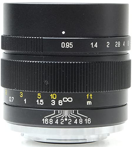 Zhongyi Mitakon Speedmaster 35mm f/0.95 für Fuji X Mount APS-C Kamera schwarz