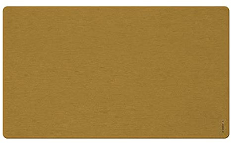 Rhodia 194307C - Schreibunterlage Rhodiarama 90x43 cm, flexibel, aus Kunstleder, ideal für Home Office, 1 Stück, Gold