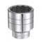 sourcing map 46mm 12 Point Shallow Socket 3/4 Drive Standard Metric CR-V