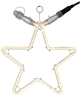 SATISFIRE System24 | Stern | warmweiße LEDs | koppelbar | exkl. Trafo (32cm Durchmesser)