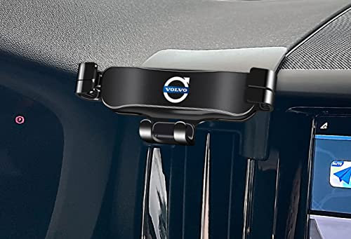 REDLEK Auto Handyhalterung für Volvo XC60 S90 V90 S60 XC40 XC90, Handy KFZ Halterungen Kratzfest rutschfest, 360° Drehung Flexibel, Universal Autotelefonhalter Auto Zubehör,XC60 2022