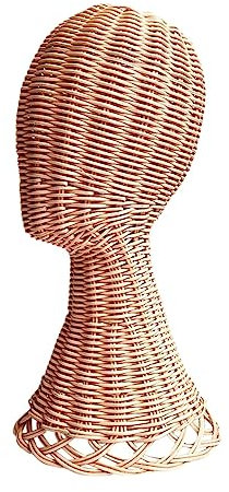 perfk Espositore per cappelli con testa di manichino Base stabile multiuso Porta cappelli alto e leggero Porta parrucche per sciarpa Posticci Occhiali