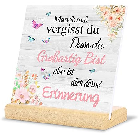 Inspirierende Geschenke für Frauen, Holzschilder Heimat Dekoration, Beste Freundin Geschenke, Freundschaft Geschenke, Frauentag Geschenkidee, Geburtstagsgeschenk für Mama Ehefrau Schwestern Kollegen