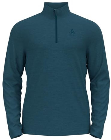 Odlo Herren Fleeceshirt Roy Saxony Blue-deep Dive XXL