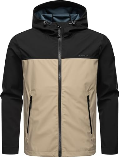 Ragwear Herren Übergangsjacke Shellwie Block Sand Gr. XXL
