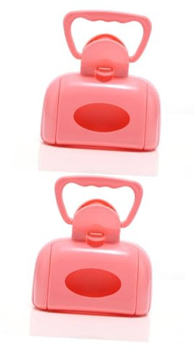 INOOMP 2pezzi Scoop per Escrementi Animali Raccoglitore Leggero e Durevole Pulizia Facile per Cani e Gatti per Casa e Parco Colori Casuali