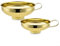 Zoegneer 2Pcs Practical Stainless Steel Wide Mouth Funnel With Strainer Large Funnel Canning Metal Kitchen Bottle Funnels(Gold)