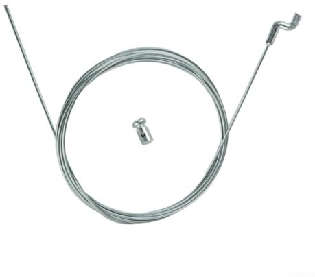 Oniissy 1-Set Cable Tie Repair Kit, Lawnmower Drive Cable, Z-hook Lawn Mower Train Engine Brake Wheel Drive Throttle Cable Cable for Electric Petrol Lawnmowers(1pcs)