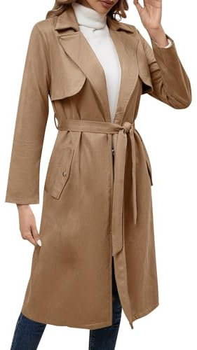 Generisch Damen Übergangsjacke Regenmantel wasserdicht lang mit Kapuze Tropical Stormoo XS-3XL Winter Coat Steppjacke Damen Rot Lack